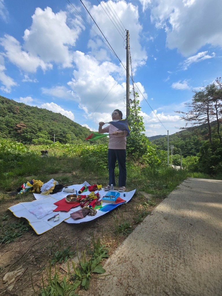 천하흑장군 굿 제물
